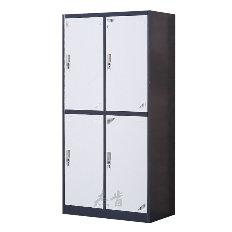 Four door steel locker